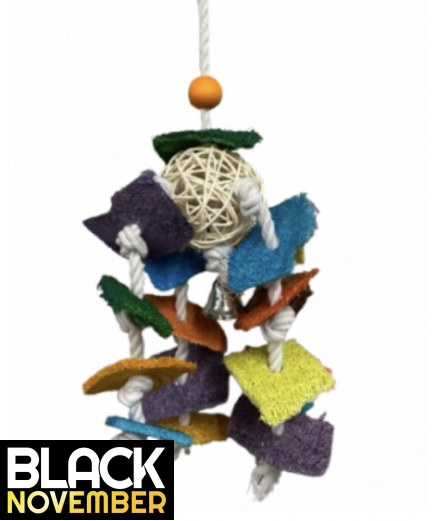 9 X Parrot Toy Pack - African Grey, Amazon, Cockatoo, Macaw Etc - RRP £148.91 - Pack 5